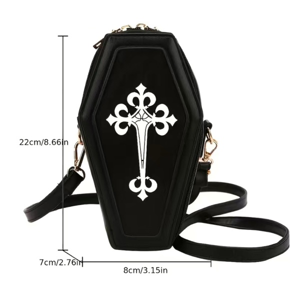 Coffin Shape Crossbody - Picture 3 of 3